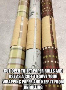 Draping Paper Roll Keepers