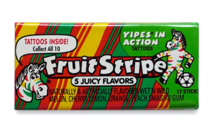 Fruit stripe Gum
